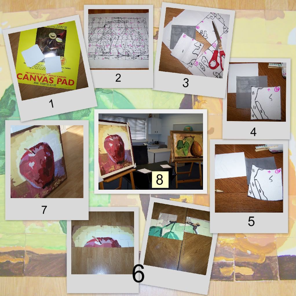 Chalk It Up! How to make a paint by number painting!